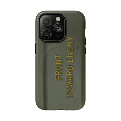 K-Factor Supply Co M18A1 Claymore Gen 3 (ODG/Yellow) Tough Magnetic iPhone Case iPhone 14 Pro