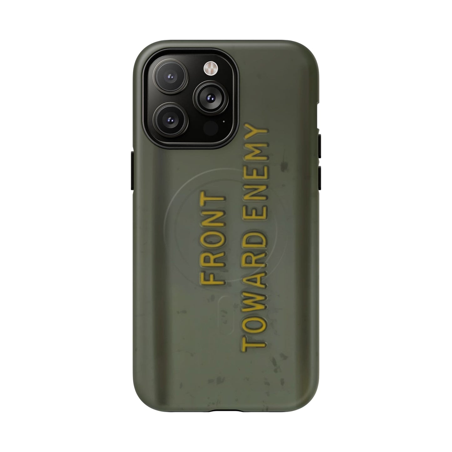 K-Factor Supply Co M18A1 Claymore Gen 3 (ODG/Yellow) Tough Magnetic iPhone Case iPhone 14 Pro Max