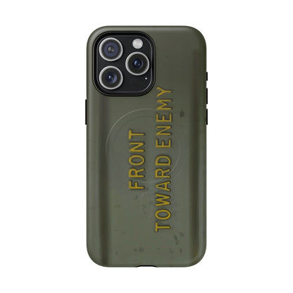 K-Factor Supply Co M18A1 Claymore Gen 3 (ODG/Yellow) Tough Magnetic iPhone Case iPhone 15 Pro Max
