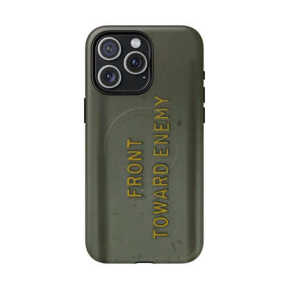 K-Factor Supply Co M18A1 Claymore Gen 3 (ODG/Yellow) Tough Magnetic iPhone Case iPhone 15 Pro Max