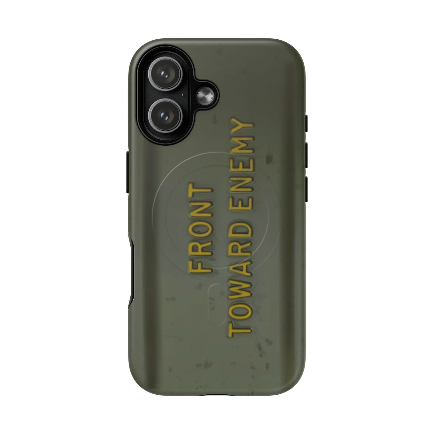 K-Factor Supply Co M18A1 Claymore Gen 3 (ODG/Yellow) Tough Magnetic iPhone Case iPhone 17