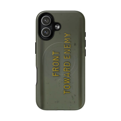 K-Factor Supply Co M18A1 Claymore Gen 3 (ODG/Yellow) Tough Magnetic iPhone Case iPhone 17