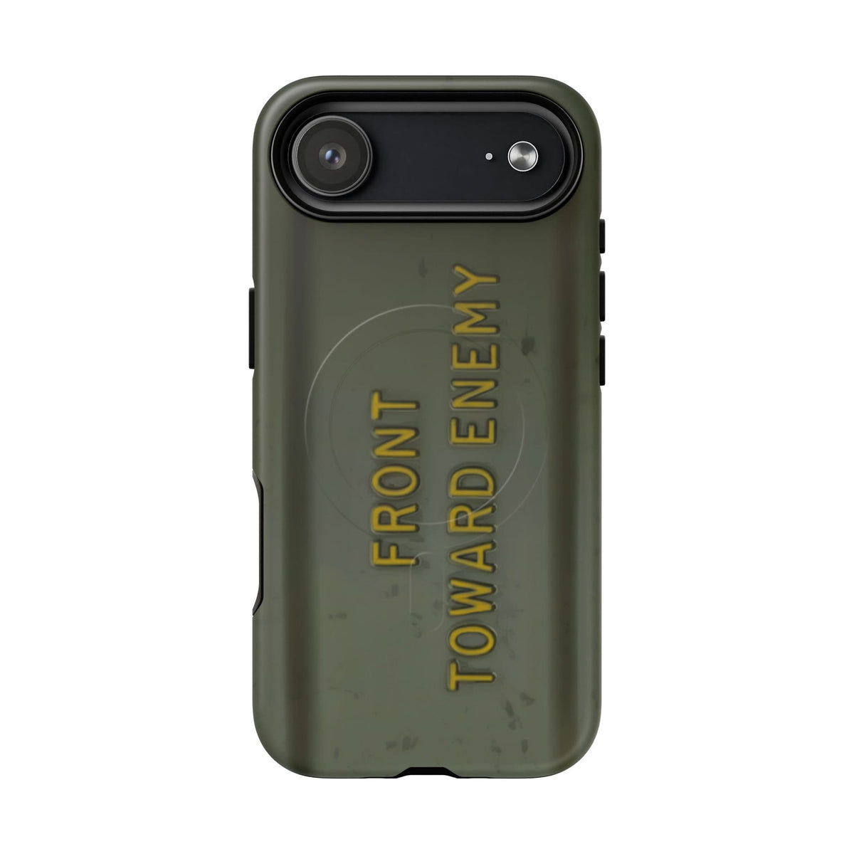 K-Factor Supply Co M18A1 Claymore Gen 3 (ODG/Yellow) Tough Magnetic iPhone Case iPhone 17 Air / Matte