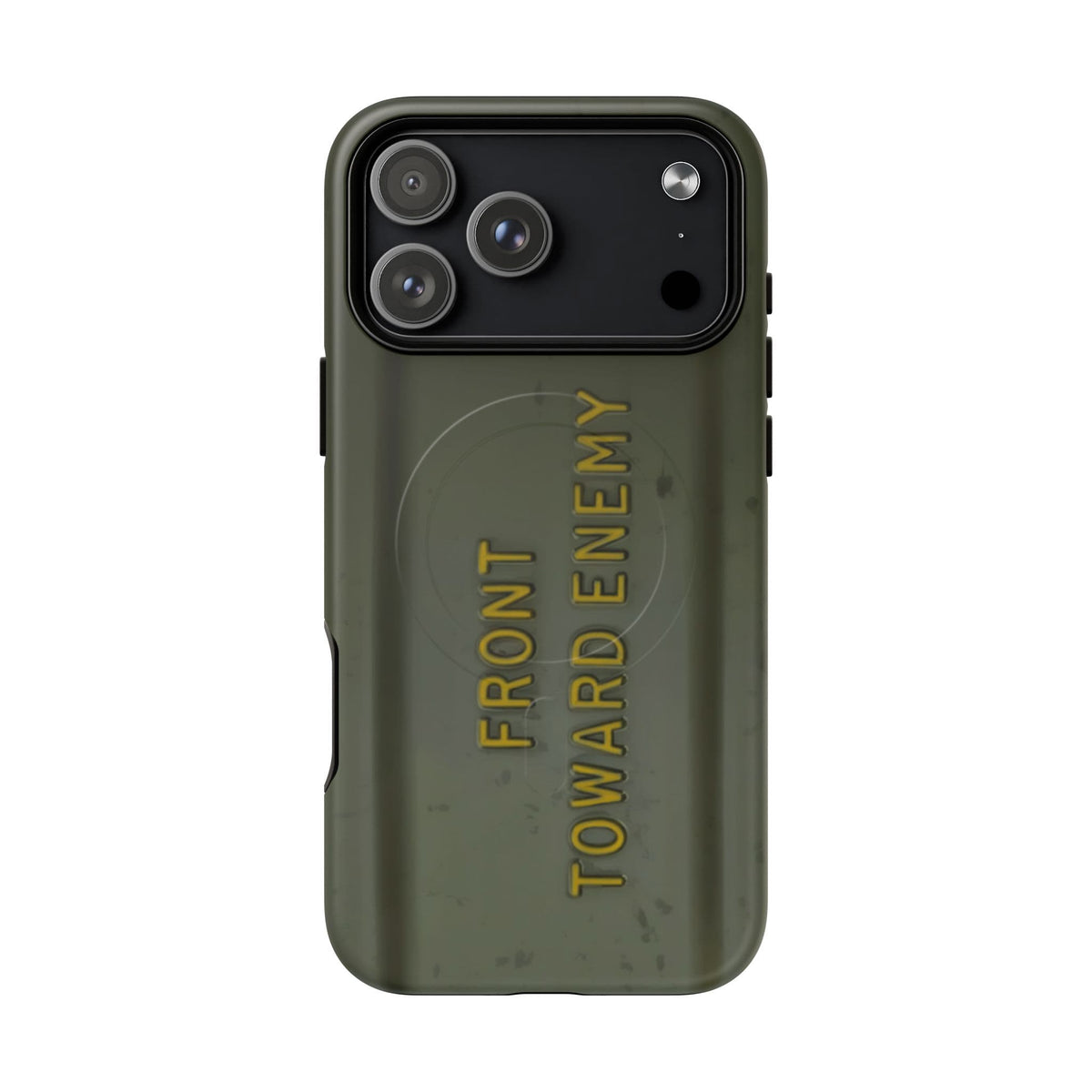 K-Factor Supply Co M18A1 Claymore Gen 3 (ODG/Yellow) Tough Magnetic iPhone Case iPhone 17 Pro Max / Matte