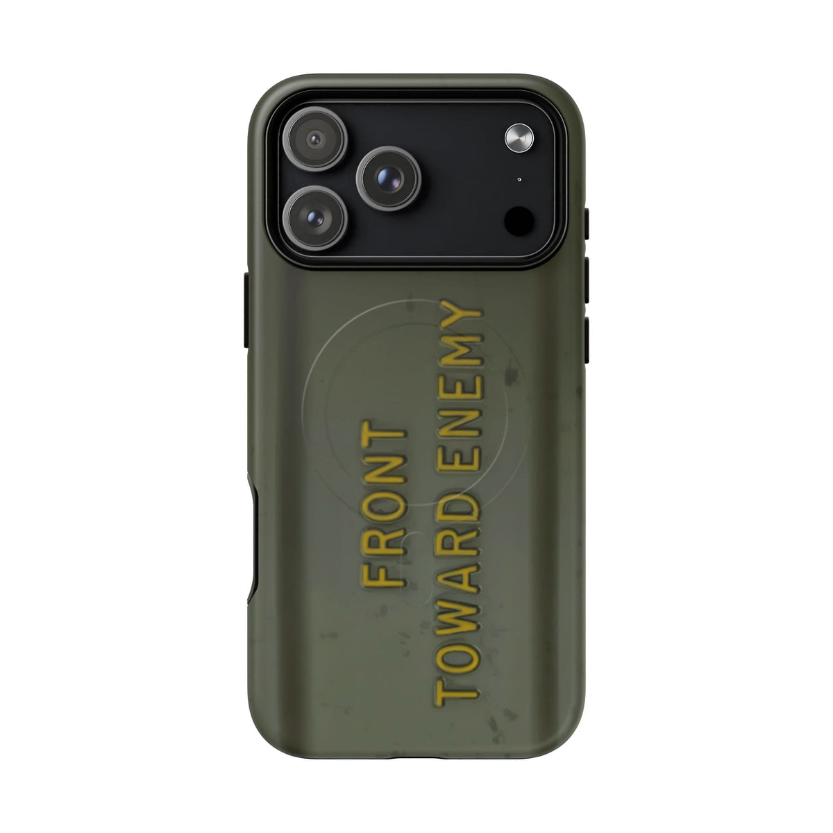 K-Factor Supply Co M18A1 Claymore Gen 3 (ODG/Yellow) Tough Magnetic iPhone Case iPhone 18 Pro Max / Matte