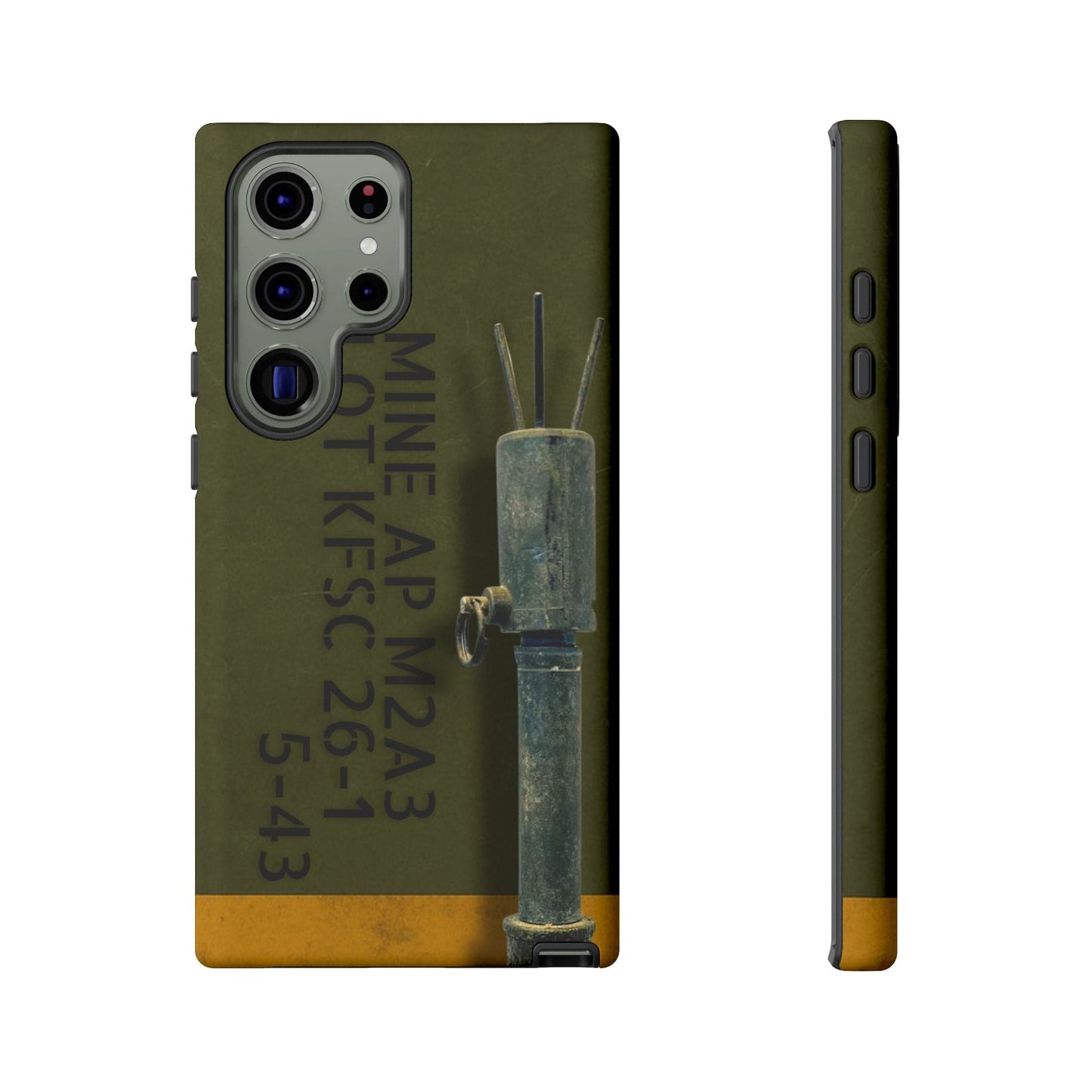 K-Factor Supply Co M2A3 APERS Tough Android Case Samsung Galaxy S23 Ultra / Matte