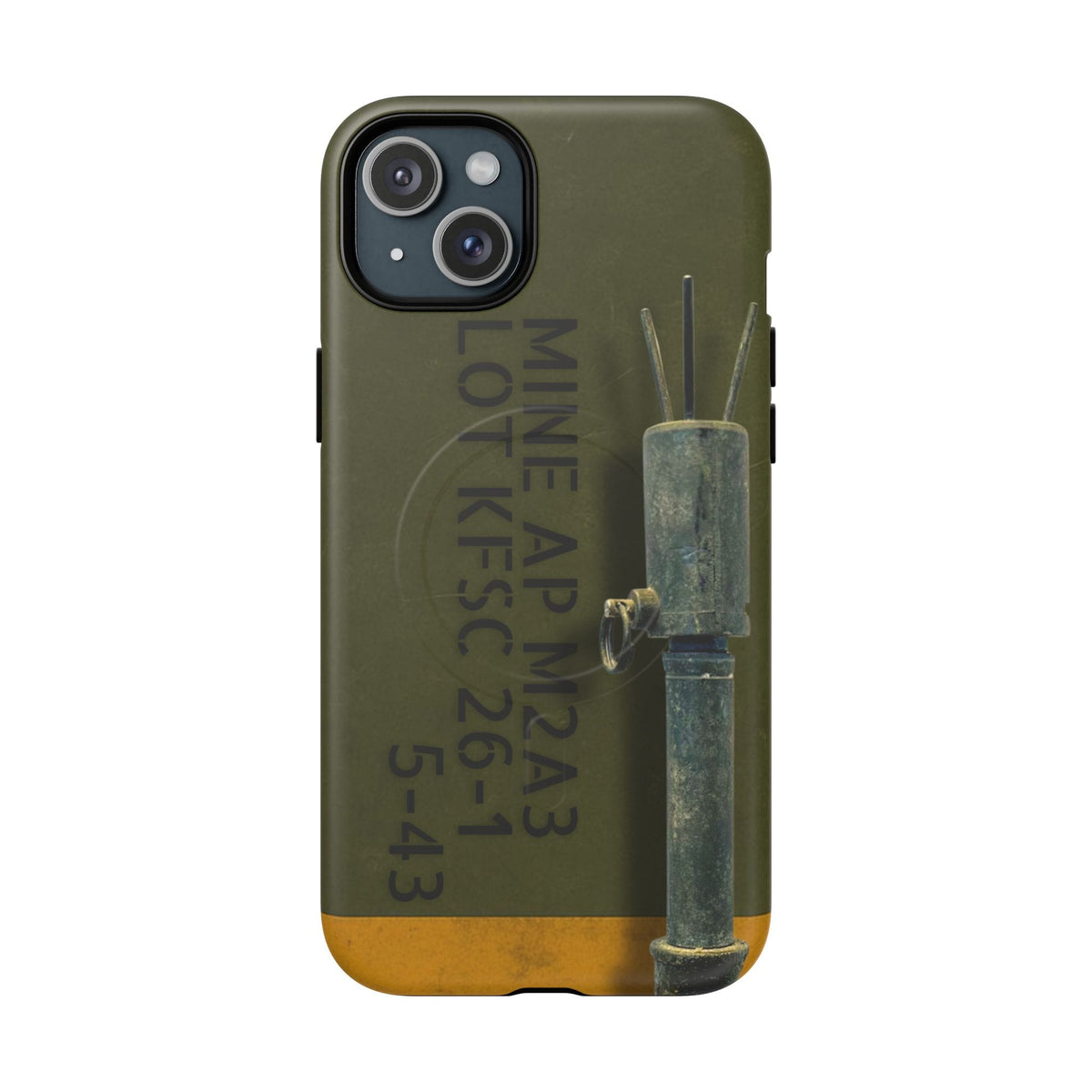 K-Factor Supply Co M2A3 APERS Tough Magnetic iPhone Case iPhone 15 Plus / Matte