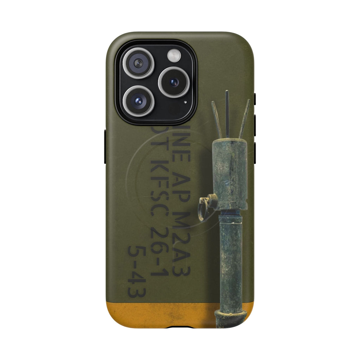 K-Factor Supply Co M2A3 APERS Tough Magnetic iPhone Case iPhone 15 Pro / Matte