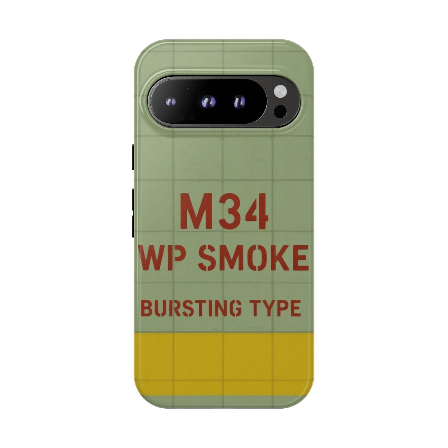 K-Factor Supply Co M34 WP Grenade Tough Android Case Google Pixel 9 Pro / Glossy