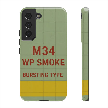 K-Factor Supply Co M34 WP Grenade Tough Android Case Samsung Galaxy S22 / Glossy