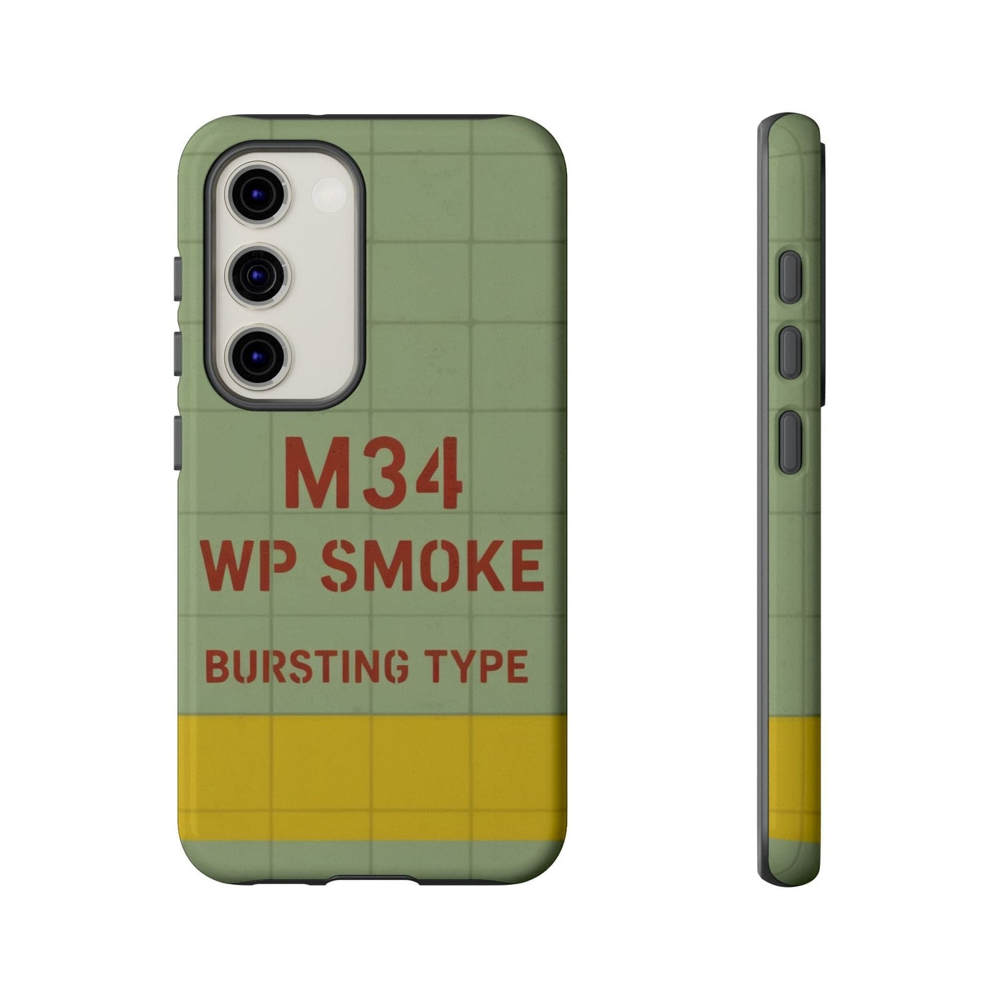 K-Factor Supply Co M34 WP Grenade Tough Android Case Samsung Galaxy S23 / Glossy