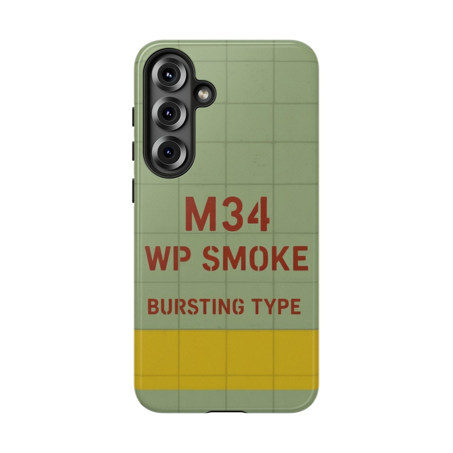 K-Factor Supply Co M34 WP Grenade Tough Android Case Samsung Galaxy S25 Plus / Glossy