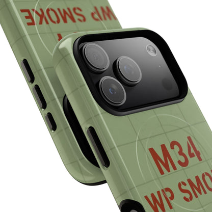 K-Factor Supply Co M34 WP Grenade Tough Magnetic iPhone Case