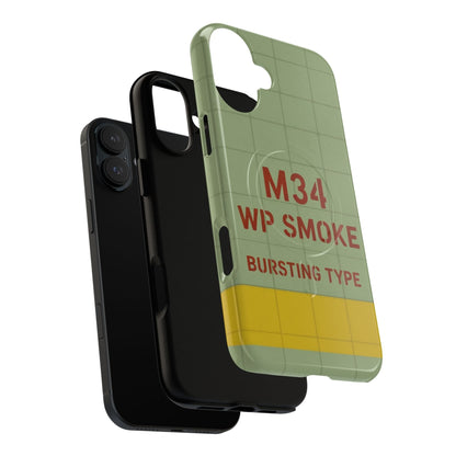 K-Factor Supply Co M34 WP Grenade Tough Magnetic iPhone Case