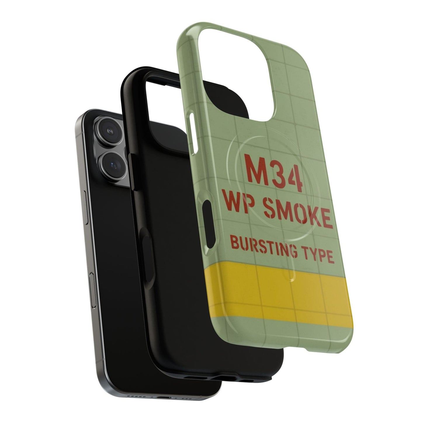 K-Factor Supply Co M34 WP Grenade Tough Magnetic iPhone Case