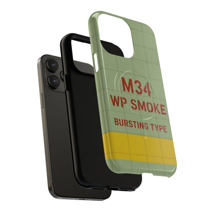 K-Factor Supply Co M34 WP Grenade Tough Magnetic iPhone Case
