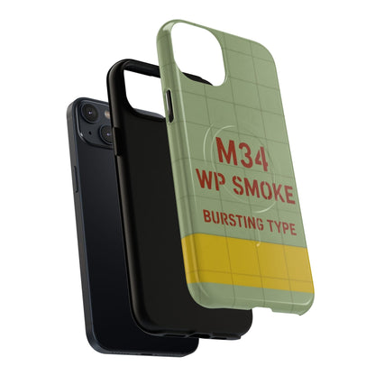 K-Factor Supply Co M34 WP Grenade Tough Magnetic iPhone Case