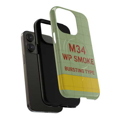 K-Factor Supply Co M34 WP Grenade Tough Magnetic iPhone Case