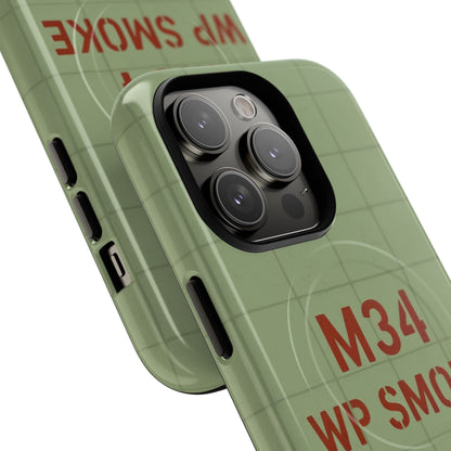 K-Factor Supply Co M34 WP Grenade Tough Magnetic iPhone Case