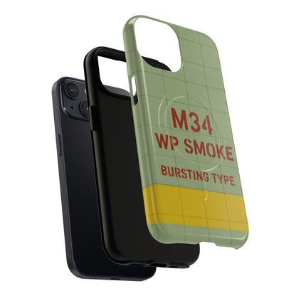 K-Factor Supply Co M34 WP Grenade Tough Magnetic iPhone Case