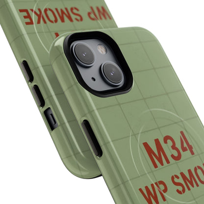 K-Factor Supply Co M34 WP Grenade Tough Magnetic iPhone Case