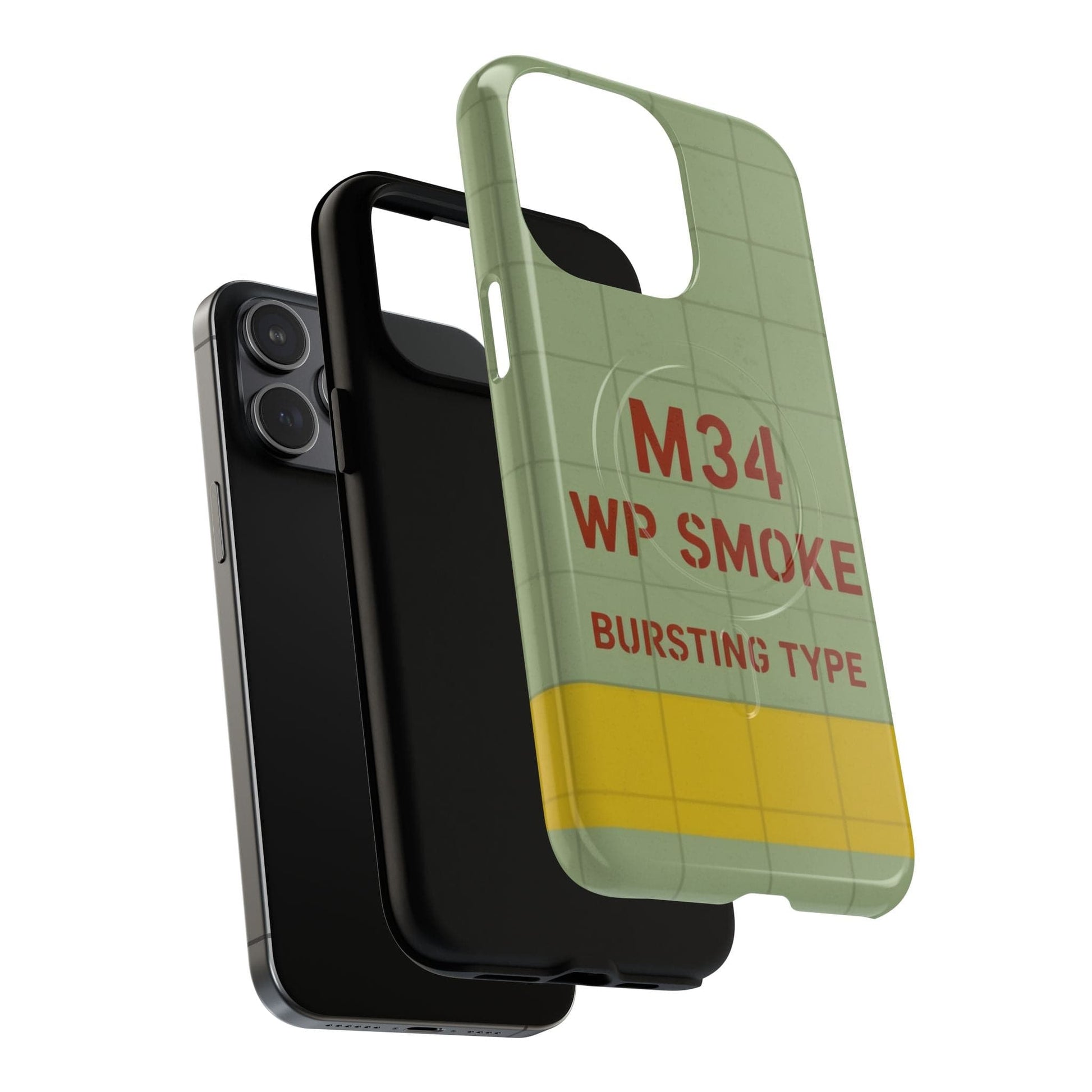 K-Factor Supply Co M34 WP Grenade Tough Magnetic iPhone Case