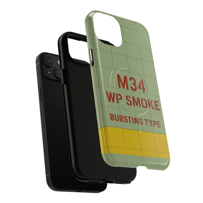 K-Factor Supply Co M34 WP Grenade Tough Magnetic iPhone Case