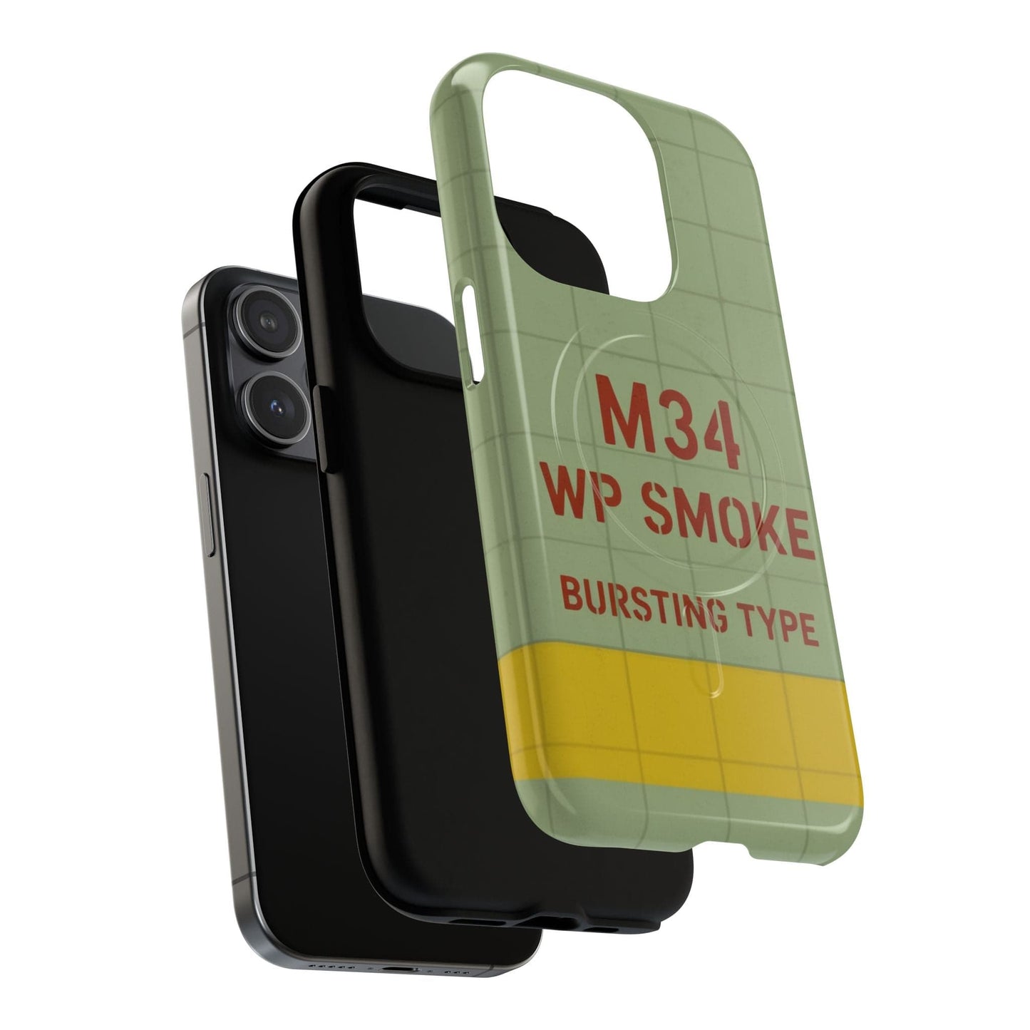 K-Factor Supply Co M34 WP Grenade Tough Magnetic iPhone Case