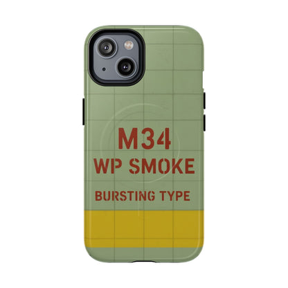 K-Factor Supply Co M34 WP Grenade Tough Magnetic iPhone Case iPhone 14