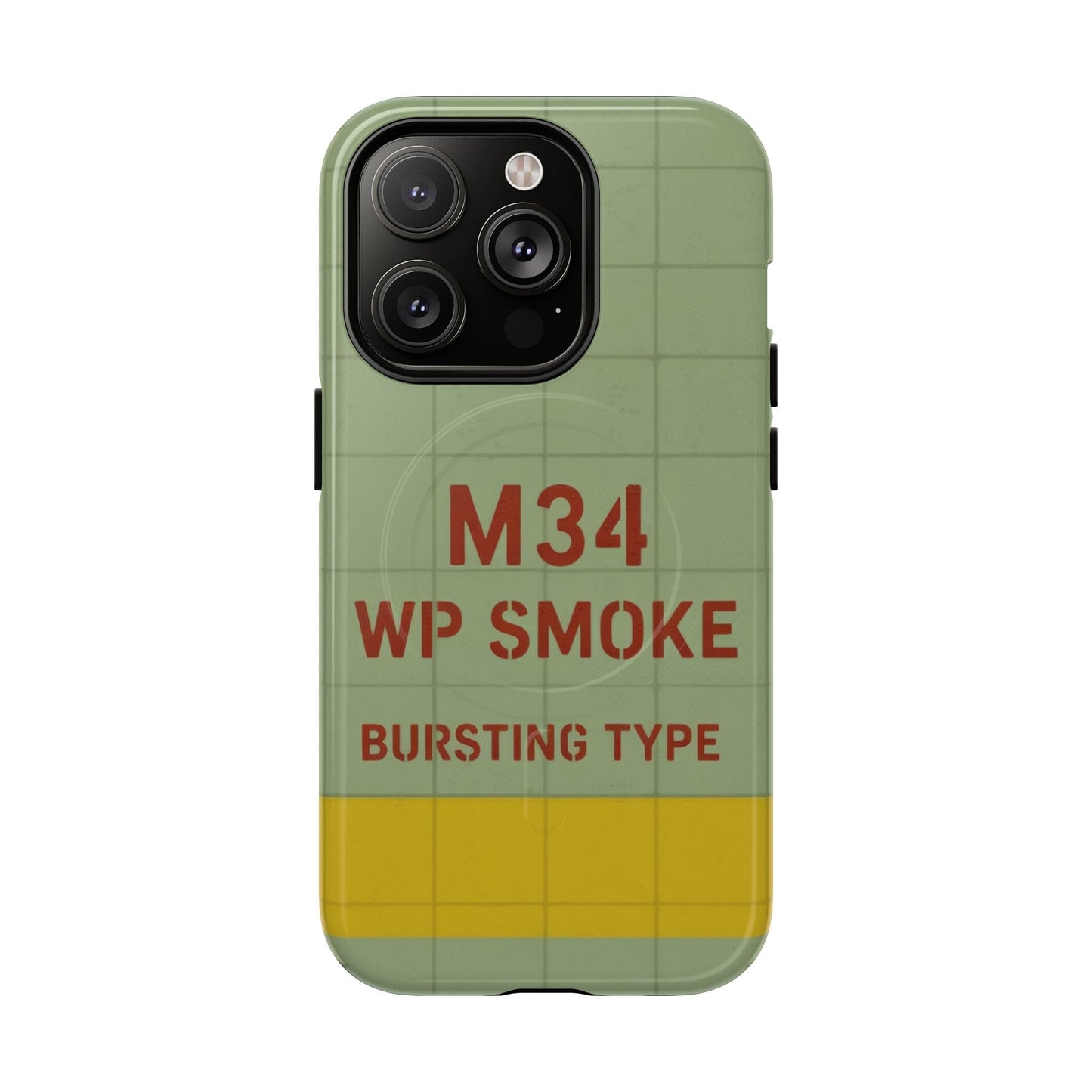 K-Factor Supply Co M34 WP Grenade Tough Magnetic iPhone Case iPhone 14 Pro
