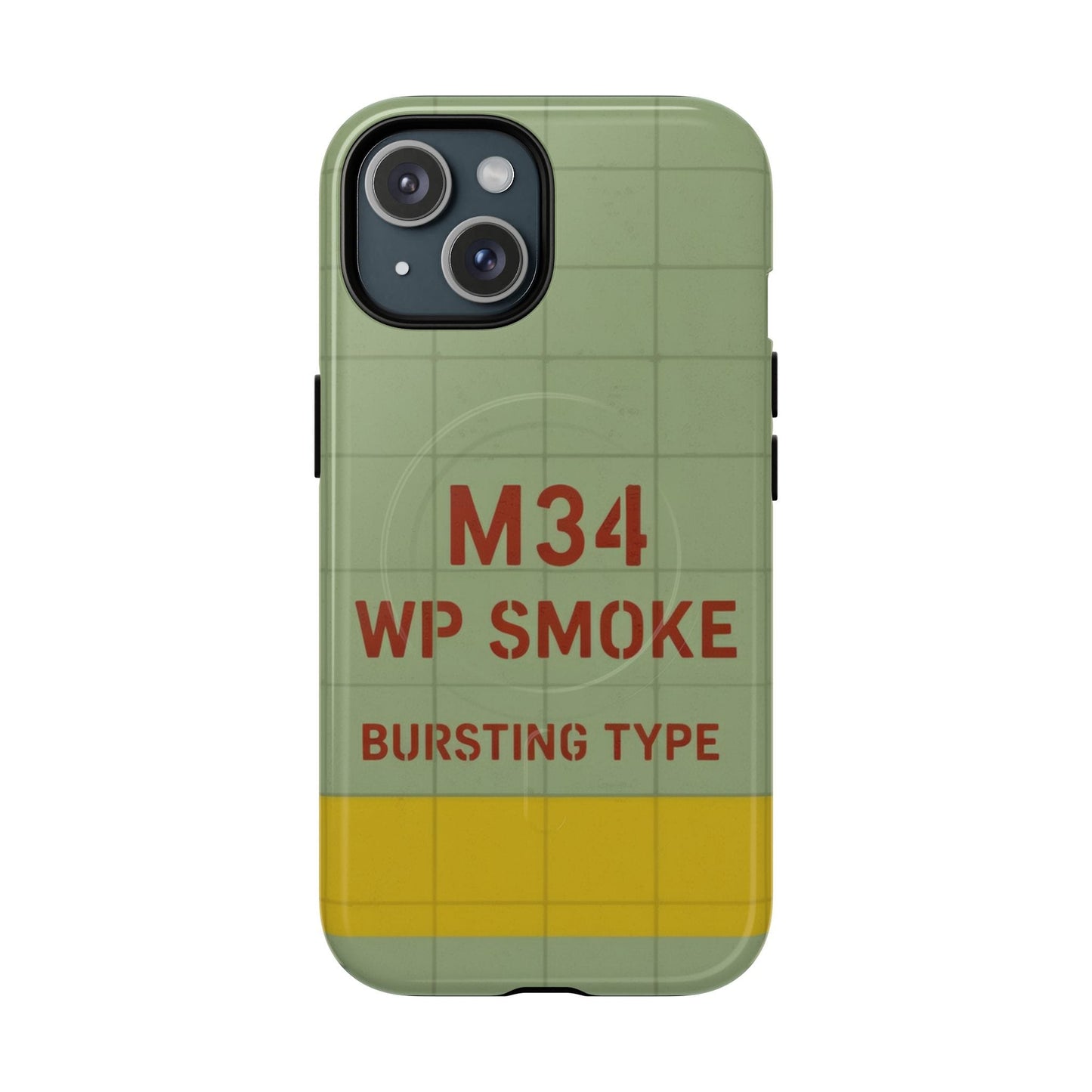 K-Factor Supply Co M34 WP Grenade Tough Magnetic iPhone Case iPhone 15