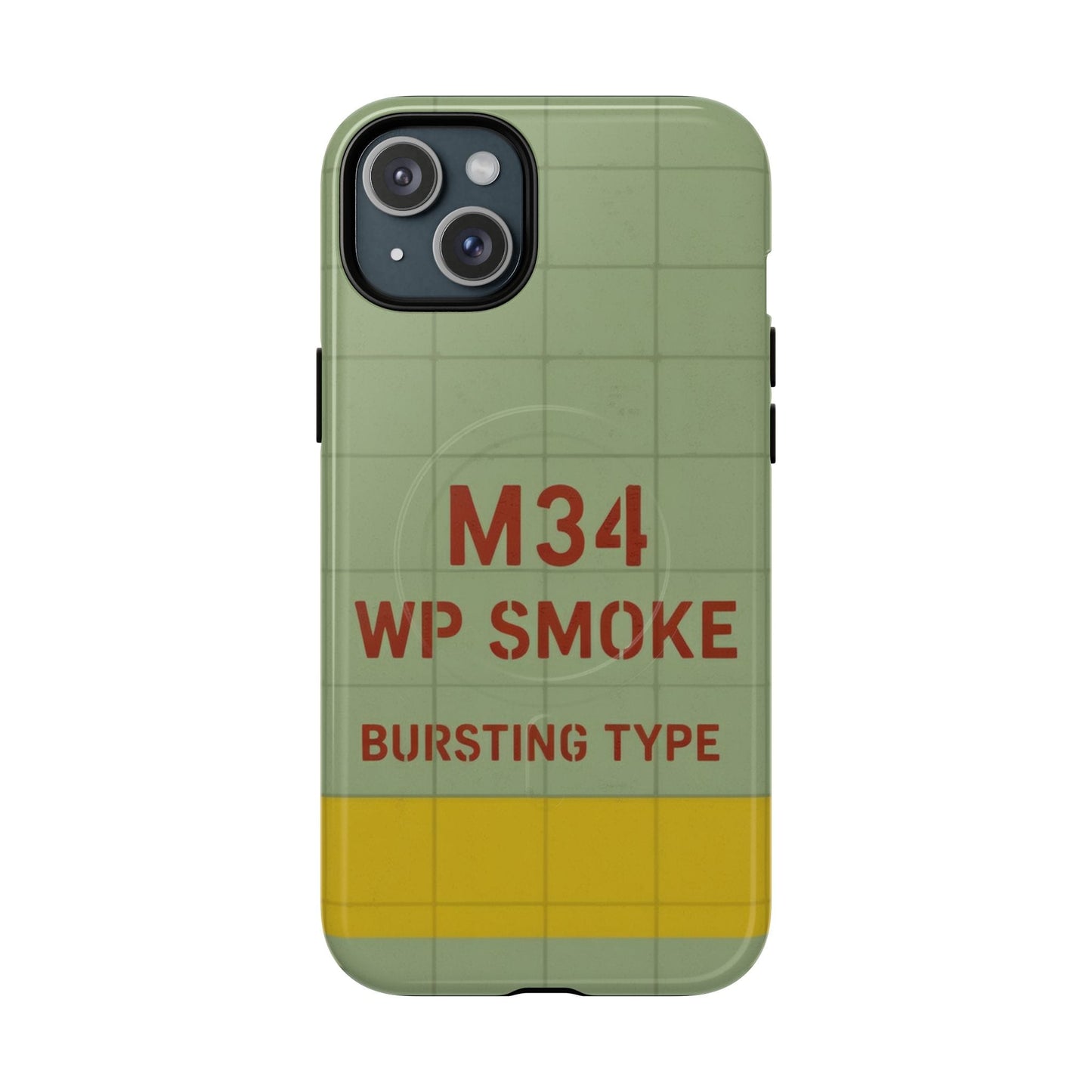 K-Factor Supply Co M34 WP Grenade Tough Magnetic iPhone Case iPhone 15 Plus