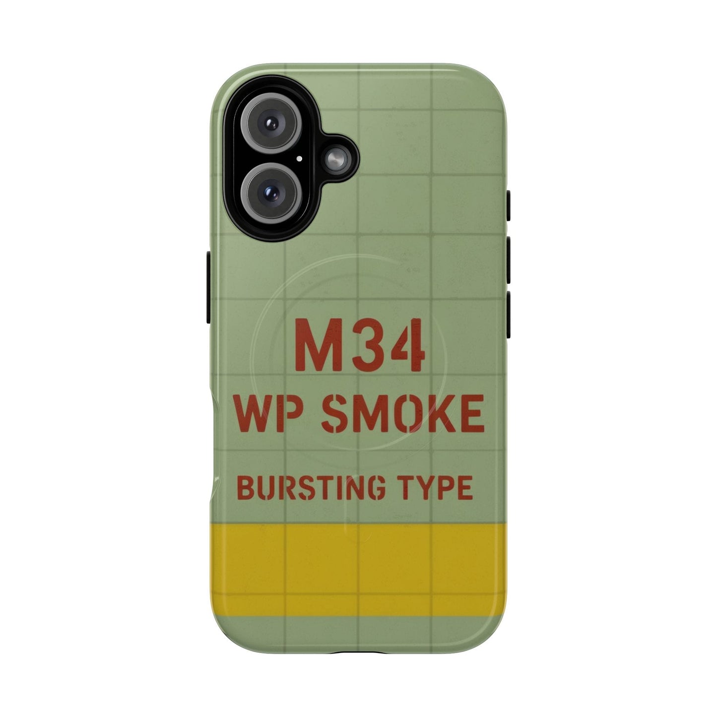 K-Factor Supply Co M34 WP Grenade Tough Magnetic iPhone Case iPhone 16