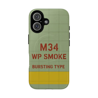 K-Factor Supply Co M34 WP Grenade Tough Magnetic iPhone Case iPhone 16