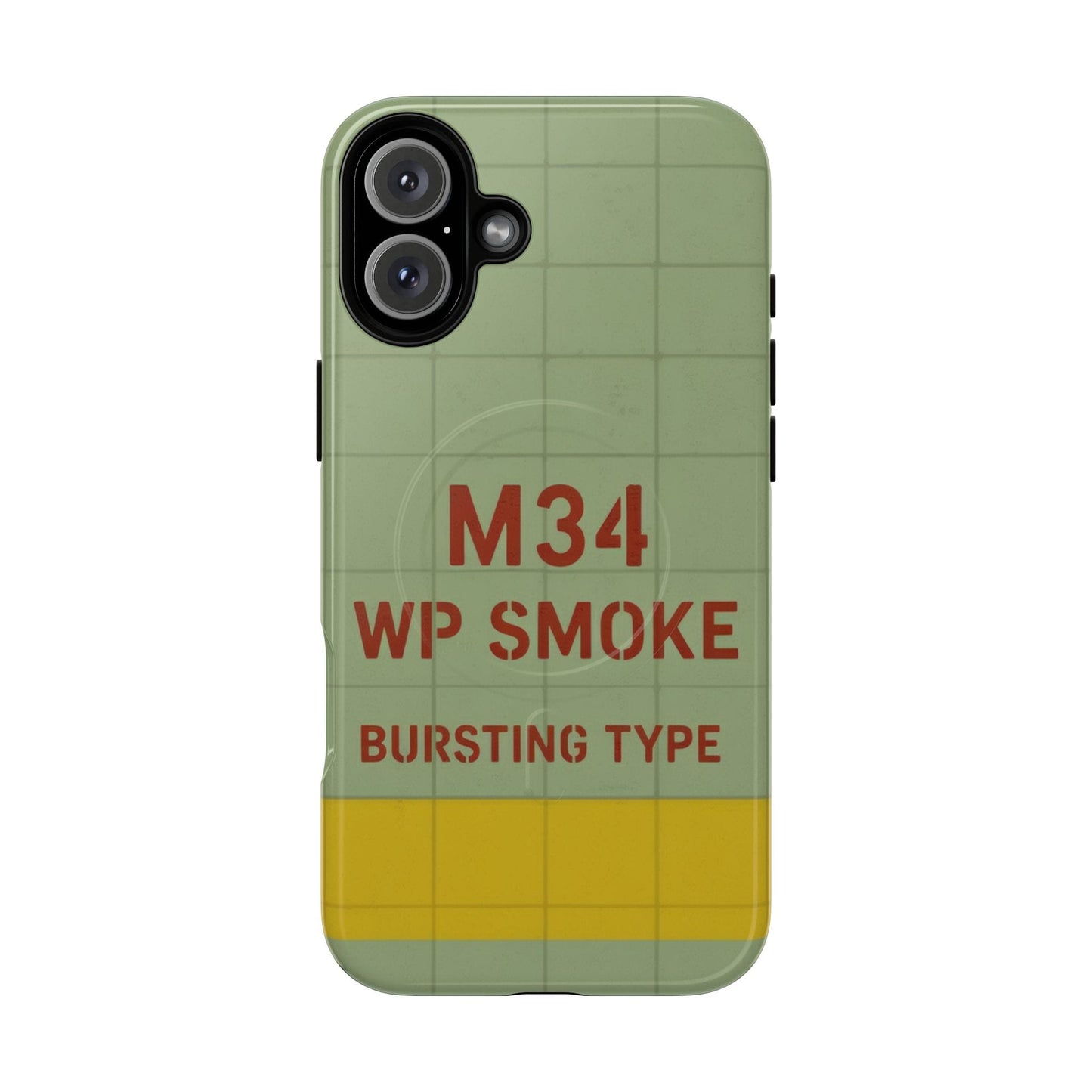 K-Factor Supply Co M34 WP Grenade Tough Magnetic iPhone Case iPhone 16 Plus