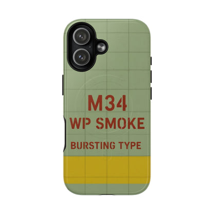K-Factor Supply Co M34 WP Grenade Tough Magnetic iPhone Case iPhone 17