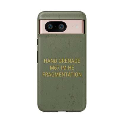 K-Factor Supply Co M67 IM-HE Frag Android Case Google Pixel 8 / Matte