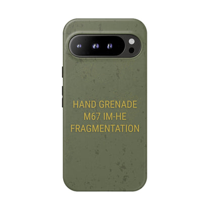 K-Factor Supply Co M67 IM-HE Frag Android Case Google Pixel 9 Pro XL / Matte