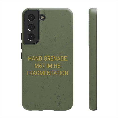 K-Factor Supply Co M67 IM-HE Frag Android Case Samsung Galaxy S22 / Matte