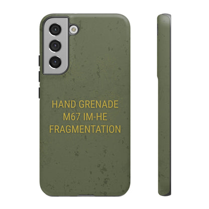 K-Factor Supply Co M67 IM-HE Frag Android Case Samsung Galaxy S22 Plus / Matte