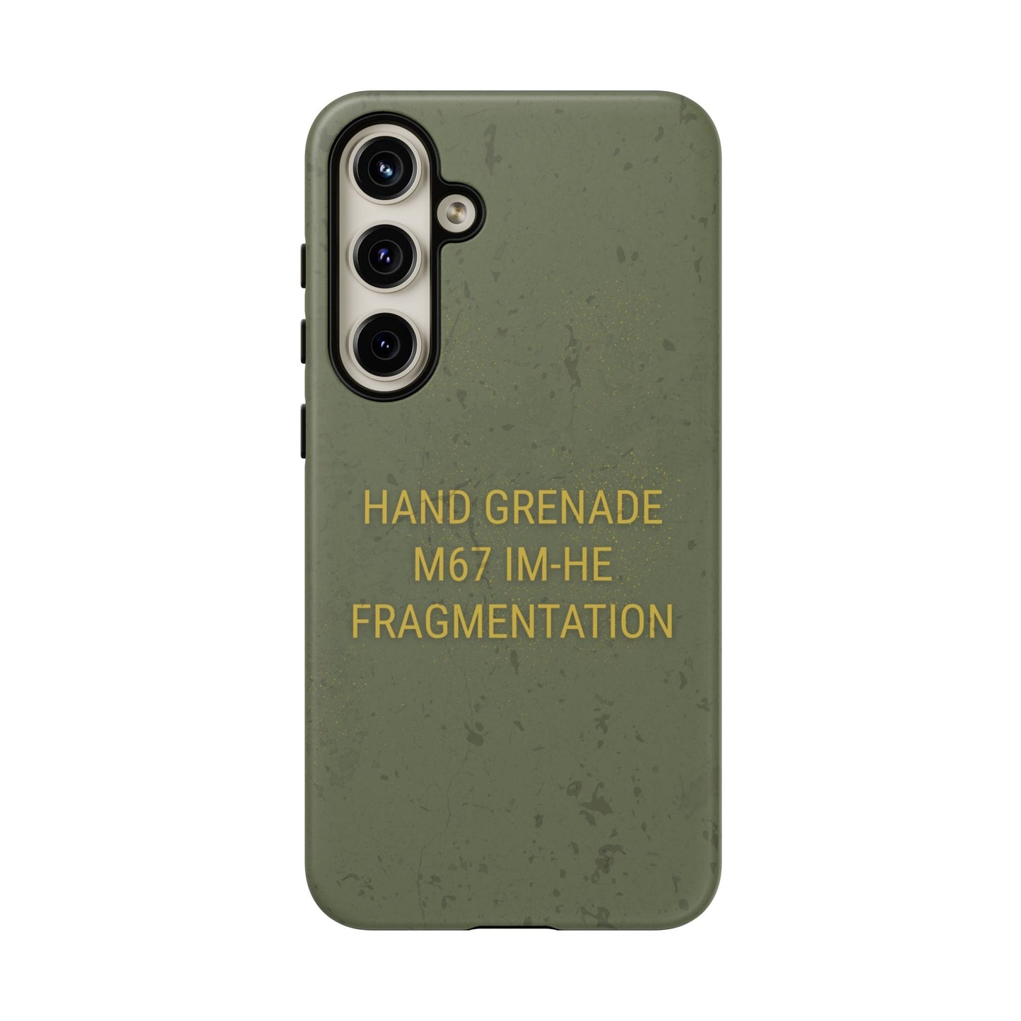 K-Factor Supply Co M67 IM-HE Frag Android Case Samsung Galaxy S24 Plus / Matte