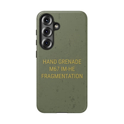 K-Factor Supply Co M67 IM-HE Frag Android Case Samsung Galaxy S25 / Matte