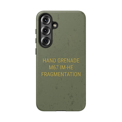 K-Factor Supply Co M67 IM-HE Frag Android Case Samsung Galaxy S25 Plus / Matte