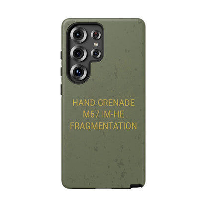 K-Factor Supply Co M67 IM-HE Frag Android Case Samsung Galaxy S25 Ultra / Matte