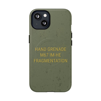 K-Factor Supply Co M67 IM-HE Frag Tough Magnetic iPhone Case iPhone 13