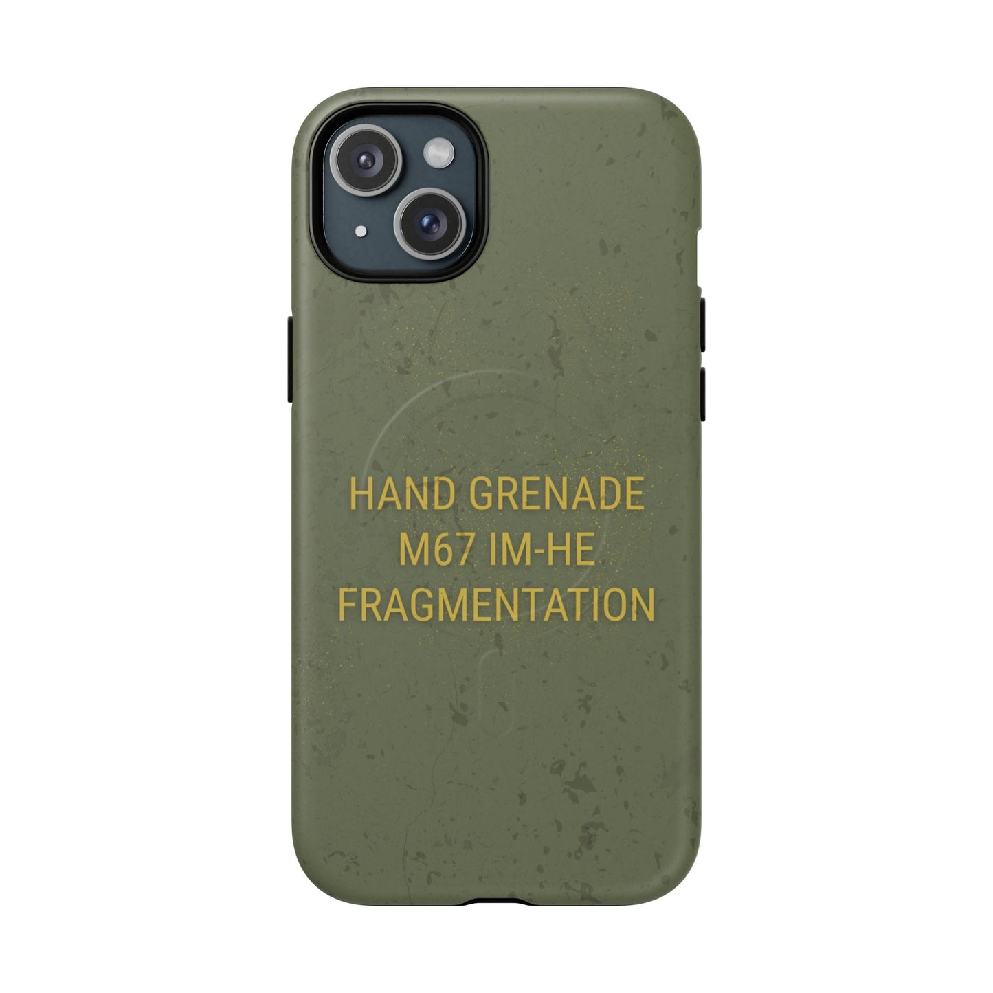 K-Factor Supply Co M67 IM-HE Frag Tough Magnetic iPhone Case iPhone 15 Plus