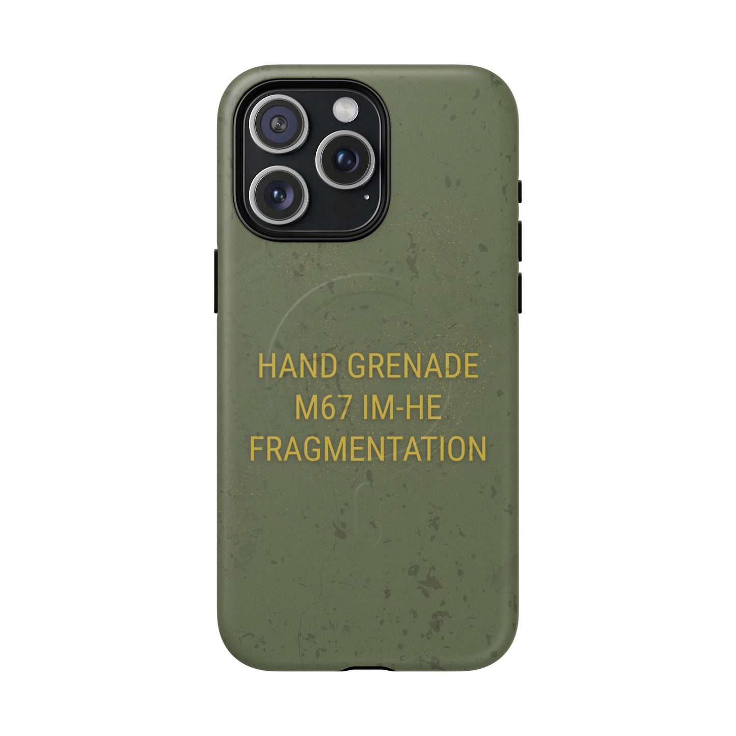 K-Factor Supply Co M67 IM-HE Frag Tough Magnetic iPhone Case iPhone 15 Pro Max