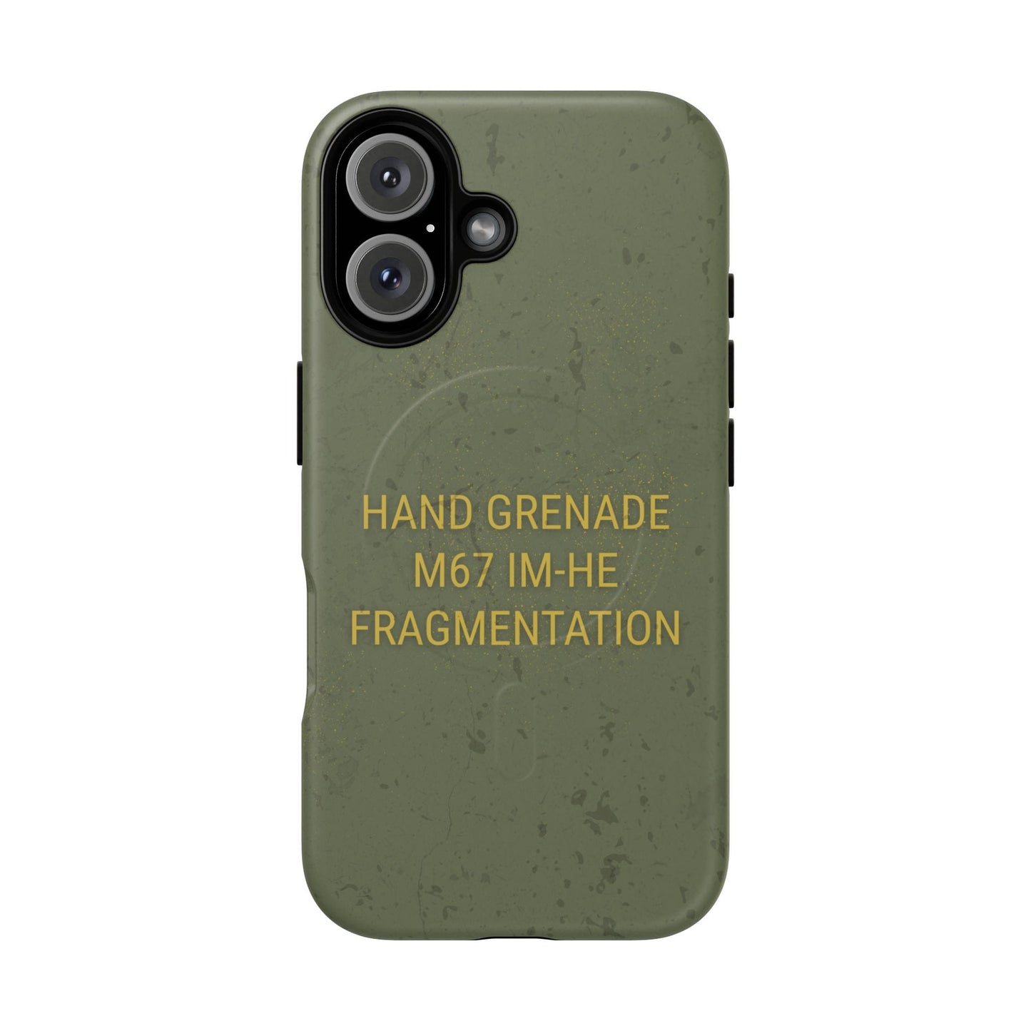 K-Factor Supply Co M67 IM-HE Frag Tough Magnetic iPhone Case iPhone 16