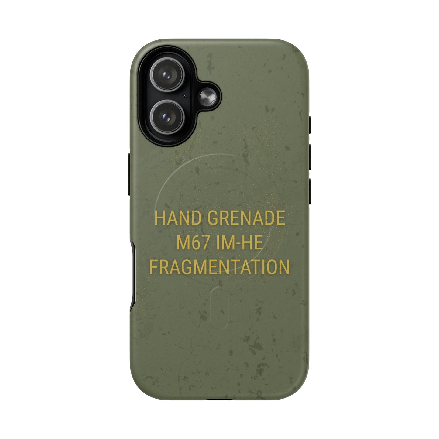 K-Factor Supply Co M67 IM-HE Frag Tough Magnetic iPhone Case iPhone 17