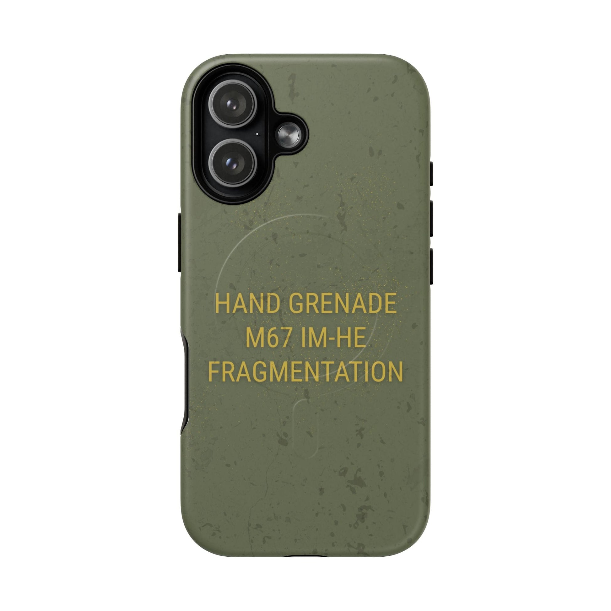 K-Factor Supply Co M67 IM-HE Frag Tough Magnetic iPhone Case iPhone 17